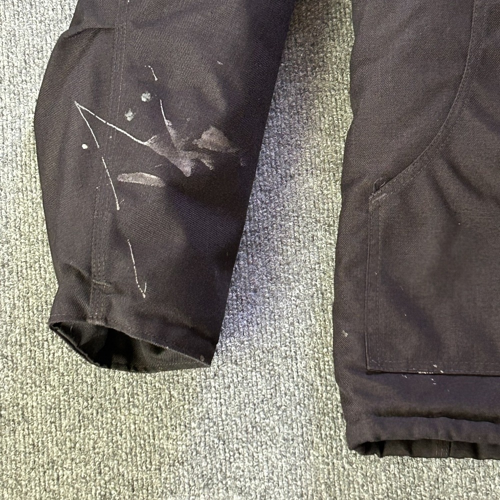 Carhartt‎ Black Chore Jacket Quilted Lined Workwear Coat Mens Vintage USA Yukon - Picture 11 of 16